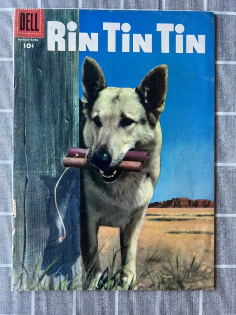 Rin Tin Tin #12 Dell Comics VF- Vintage 1956