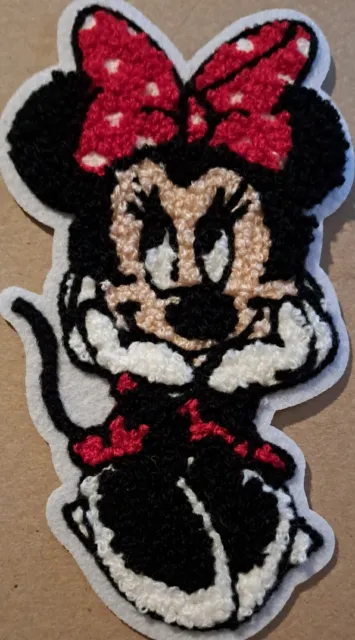 Minnie Mouse 6.25" chenille sew on patch