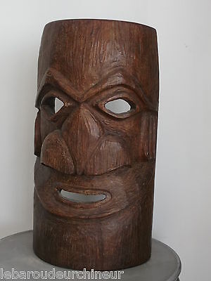 Ancien masque de Tahiti ou des Iles