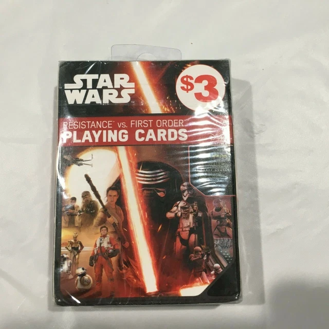 DISNEY STAR WARS Resistance VS First Order Deck of Playing Cards NEW