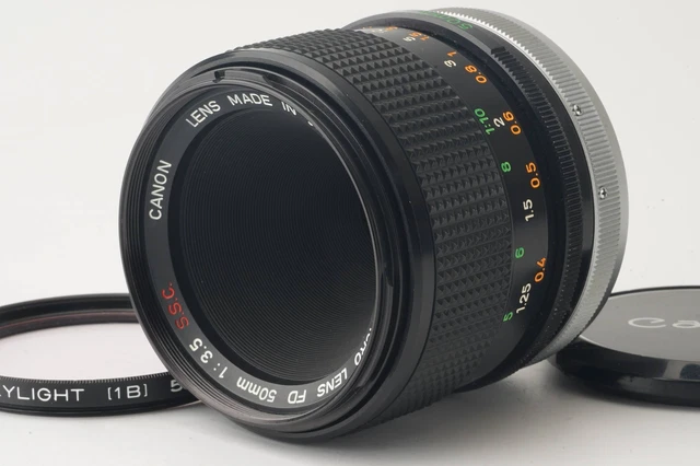 [Excellent Canon Fd Macro 50mm F/3.5 S. S. C. (8762)