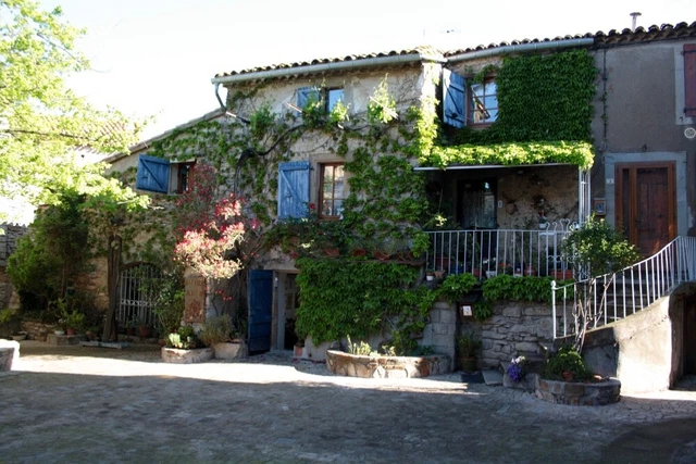 Maison de village à Aigne, minervois, Hérault.