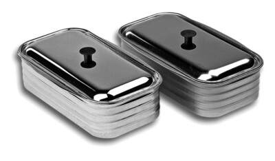 Nordica La Nordica set vaschetta acciaio inox con mestolo per cucina a legna 3,5 kw 