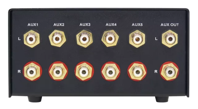 Dynavox # Aux-S # Eingangserweiterung # Eingangs-Umschalteinheit # Schwarz 3