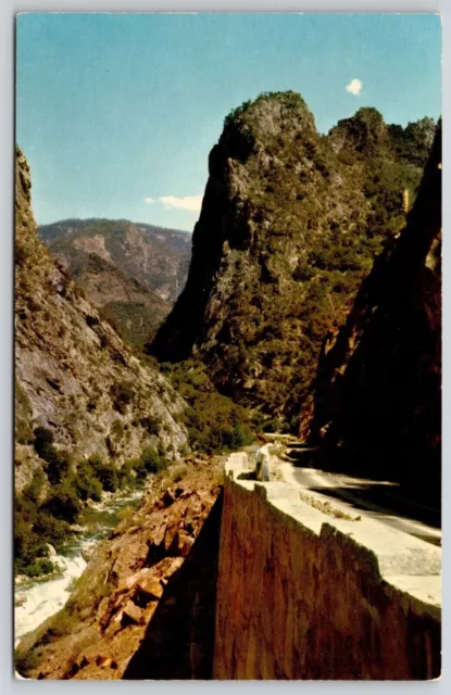 Kings Gate Canyon Highway National Park California Ca Postcard