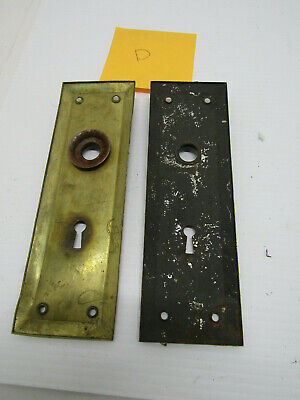 D Old Antique Metal Door Plates Backplates Ornate Hardware Plate 2