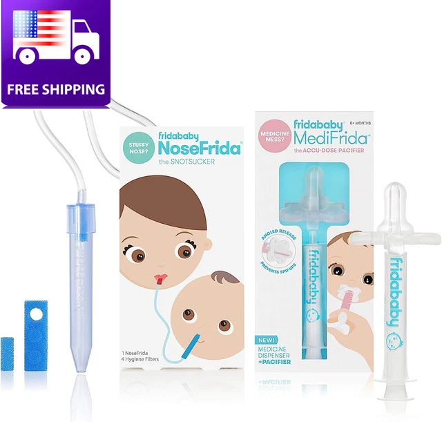 Frida Baby Medifrida the Accu-Dose Pacifier Baby Medicine Dispenser + Baby Nasal