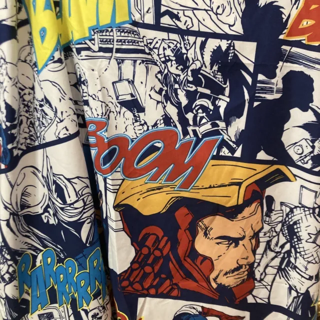 Marvel Avengers Twin flat sheet bedding  Iron Man, Captain America ,Super hero