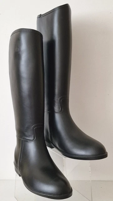 STEEDS LONG HORSE Riding Boots Imperator PVC Womens Black Size UK6 EU39 ...
