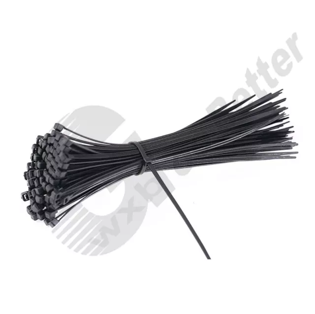 Cable Ties Zip Ties Nylon UV Stabilised 2.4 mm~8.6 mm Bulk Black Cable Tie