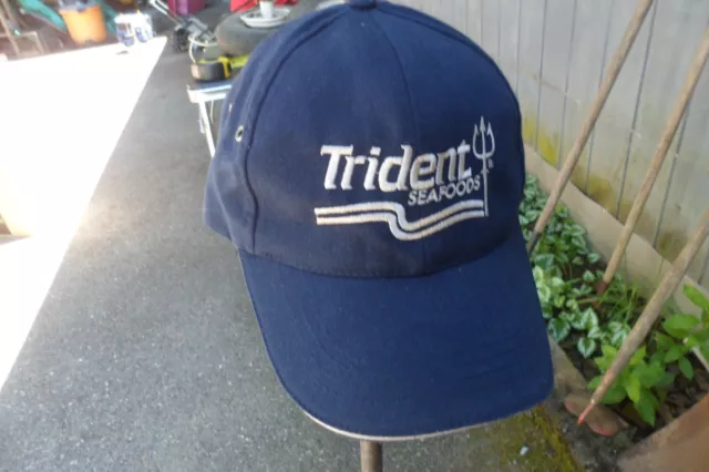 TRIDENT SEAFOOD EMBROIDERED Blue Crab Fishing Baseball Hat $16.99 - PicClick