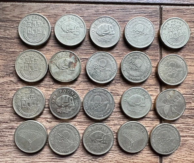 Gibraltar 1 Pounds Coins (20)