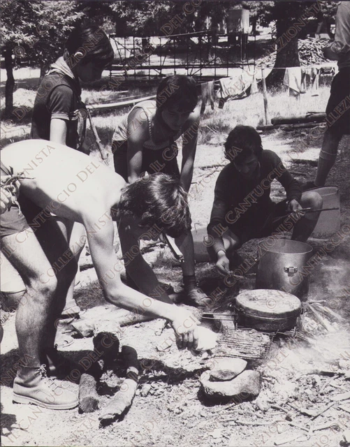 1974 LA SPEZIA Giovani Scouts Campo Aquila Rossa Fotografia 4