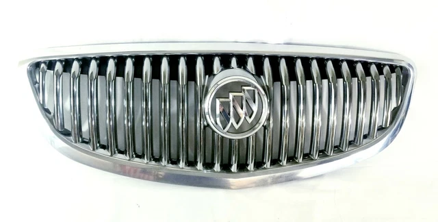 2008-2012 Buick Enclave Front Upper Grille Chrome With Emblem Badge OEM