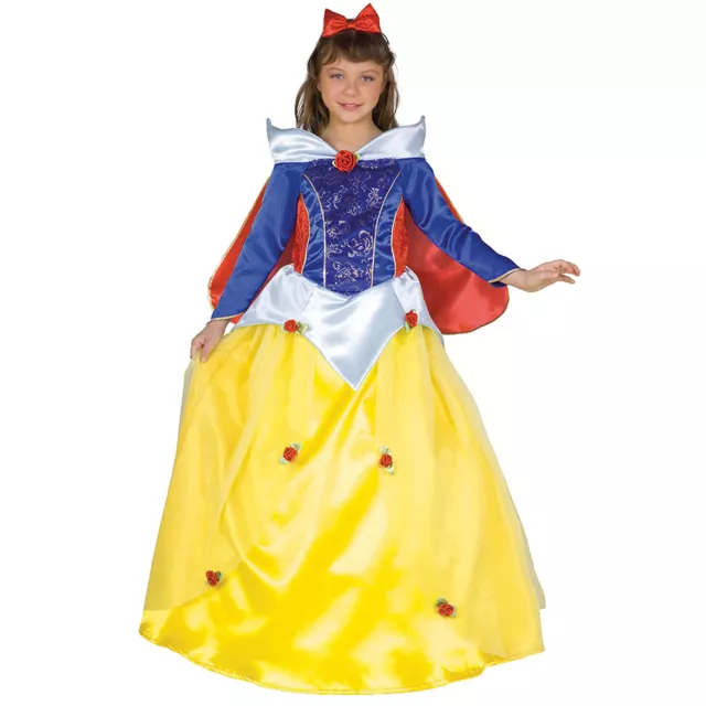 Ciao Abito Costume Carnevale Principessa Biancaneve Giallo Rosso Blu Bambina