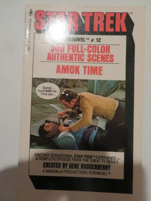 Star Trek Vintage ~ BOOK 12 ~ FOTONOVEL ~ 1978 ~ AMOK TIME