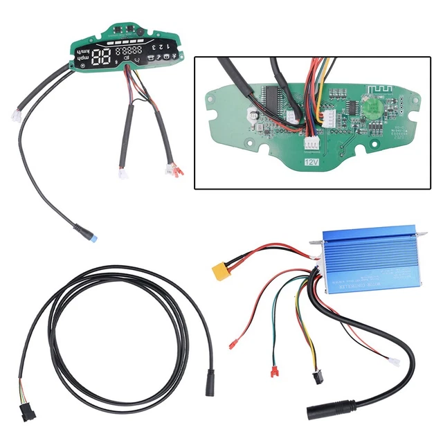 CUTTING EDGE 48V 18A Electric Scooter Motor Controller and Dashboard ...