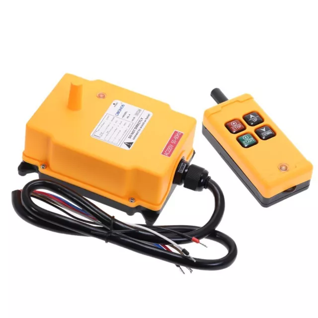 Industrial Wireless Crane Radio Remote Control HS-4 1 Transmitter 4 Channels