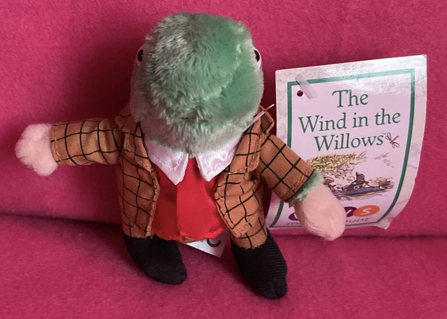 THE WIND IN The Willows Mr Toad Soft Plush Toy 3.5” Tag River & Rowing ...
