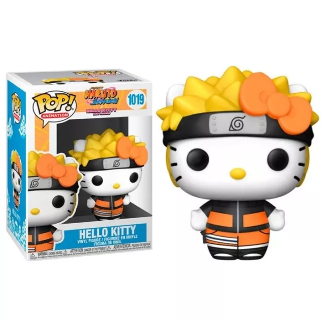 Funko Pop ! Hello Kitty Naruto (1019) Sanrio Anime Figure Naruto Shippuden 9Cm