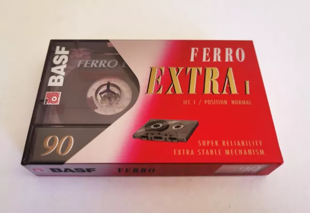 Cassette Audio Vierge BASF Ferro Extra I 90 Mn - Sous blister