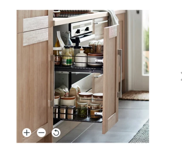 Soft-Close Universal Küche Ausziehaufbewahrung, passt 40 cm Basiseinheit - B&Q Goodhome