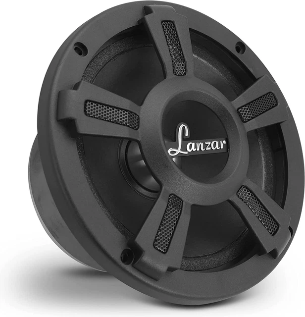 LANZAR Upgraded Opti Pro 6.5” High Power Midbass - Powerful 500 Watt Peak 105Hz