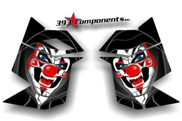 Ski Doo Rev Xp Snowmobile Sled Graphics Decal Sticker Kit Side Panel Joker