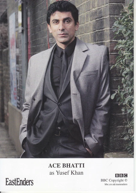 Ace Bhatti Signed Eastenders Cast Card
