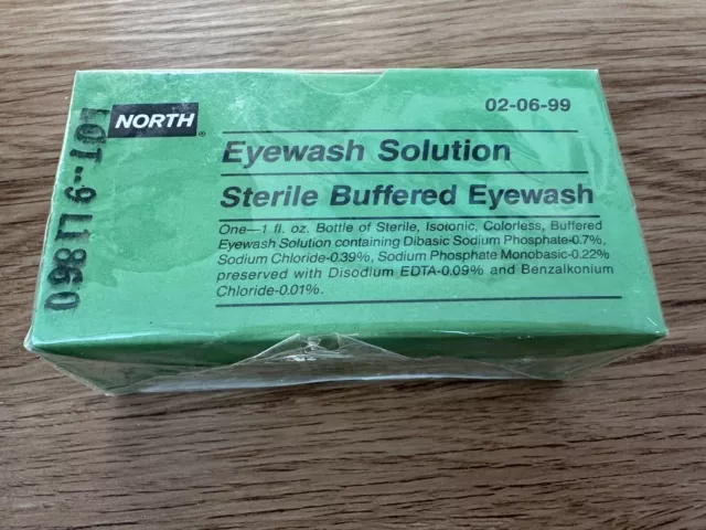HONEYWELL NORTH HONEYWELL Eyewash Solution Sterile Buffered Eyewash ...
