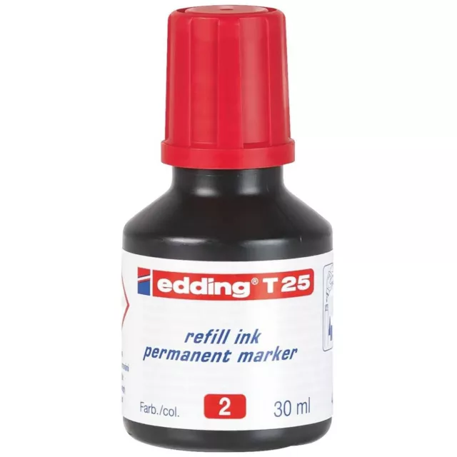 EDDING Nachfülltinte T25 30ml für edding Permanentmarker [Farbe wählbar]