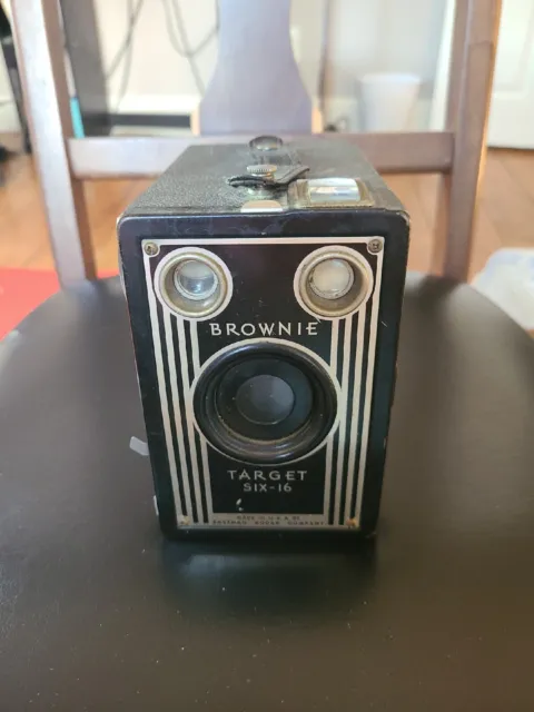 Vintage Kodak Brownie Target Six-16 Box Camera Canon Pentax Olympus Minolta Prop