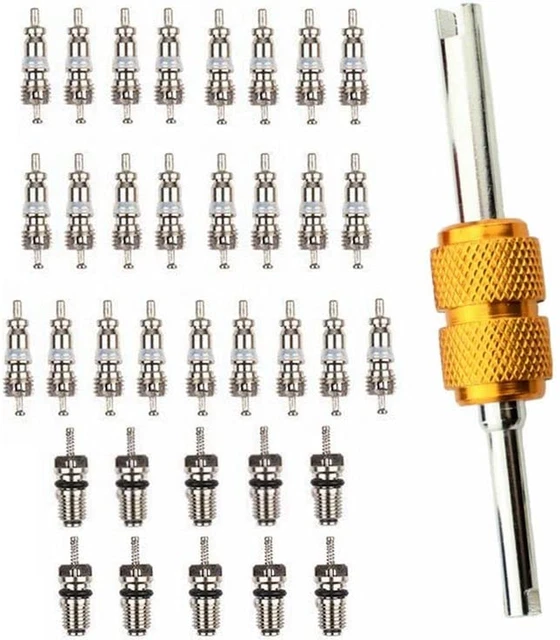 Air Conditioning Valve Core A/C R12 R134A Refrigeration Schrader Valve Cores