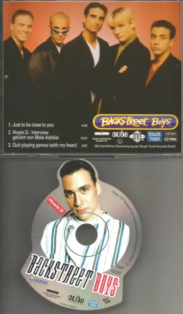 howie d BACKSTREET BOYS INTERVIEW Actual SHAPED Europe CD single USA Seller 1997
