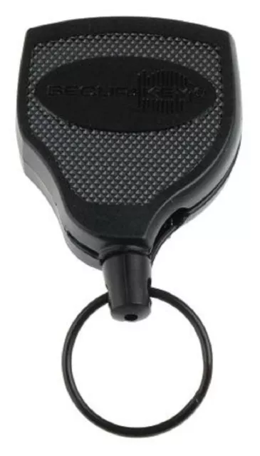 Securikey SELF-RETRACTING KEY REEL 48" Cord, Clip On The Back, Industrial