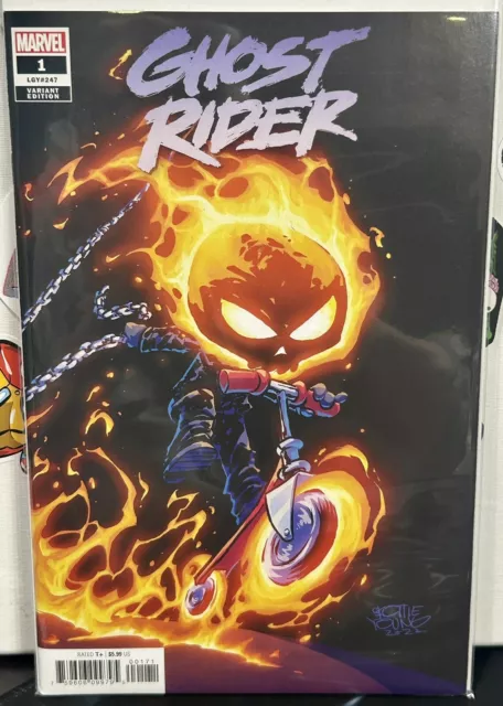 GHOST RIDER # 1 SKOTTIE YOUNG Variant LGY #247 Marvel Comics 🔥🔥