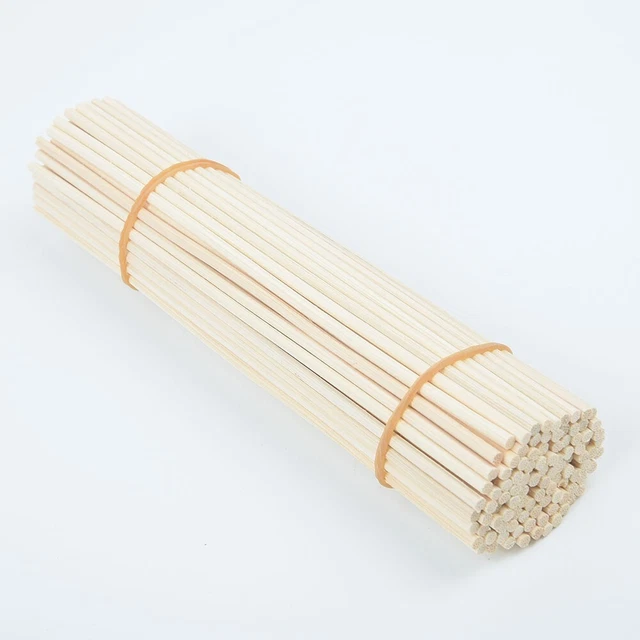 Ensemble De 5 Bâtons Diffuseurs En Rotin Avec Fleurs De Chrysanthème - Pour Diffuseur D'huiles Essentielles, Longueur 20 Cm