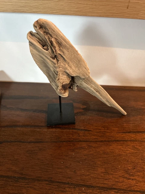 Oiseau en bois sur pied - Décoration Marine L'Embarcadère