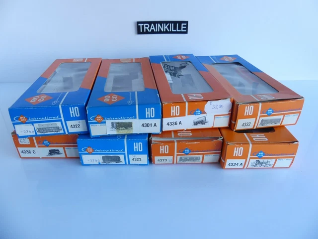 Achats ventes troc boites vides de trains wagons voitures accessoire