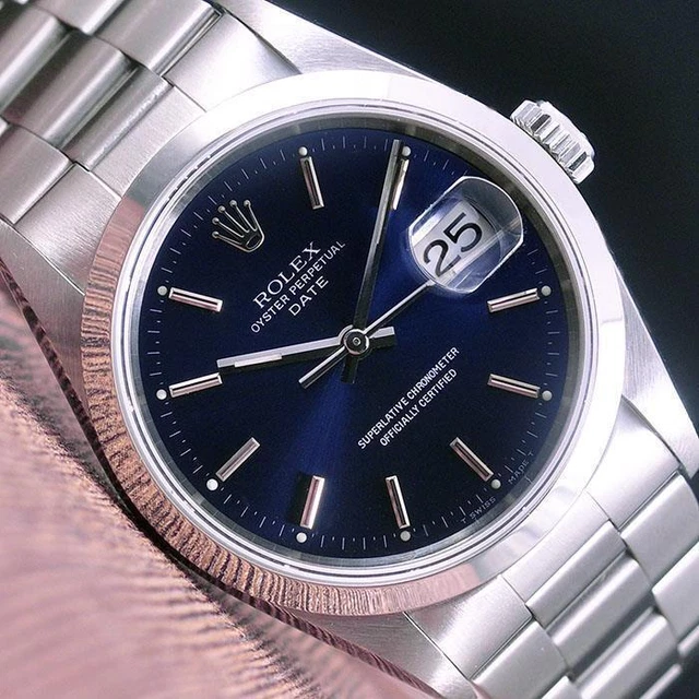 Montre Electra - Cadran Bleu Gris Diamètre 29 Mm - Occasion