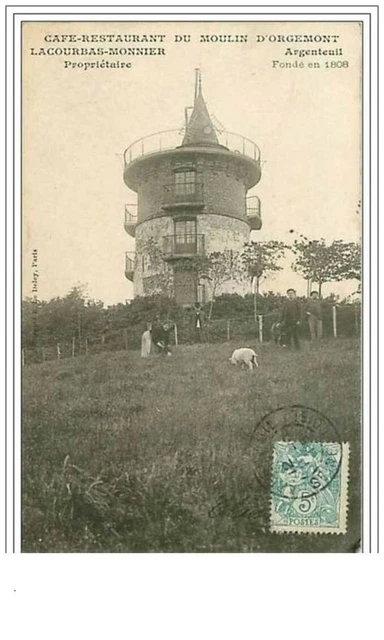 95.Argenteuil.cafe Restaurant Du Moulin D Orgemont Lacourbas Monnier