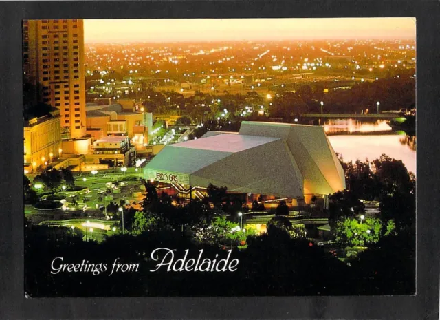 A4391 Australia SA Adelaide Festival Theatre at night postcard