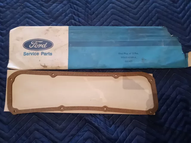1967 Ford Mustang Boss NOS 351C VALVE COVER GASKET D00Z-6584-A