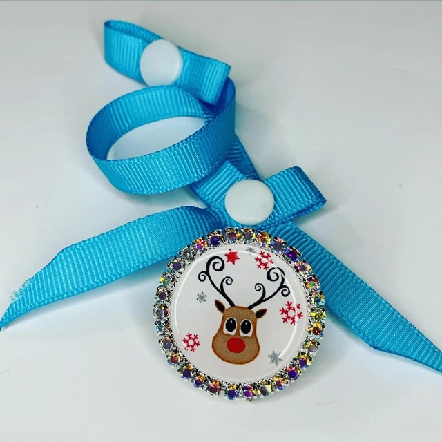 Navidad Mi primer bebé ficticio clip chupete rosa azul baby shower regalo niñas niños