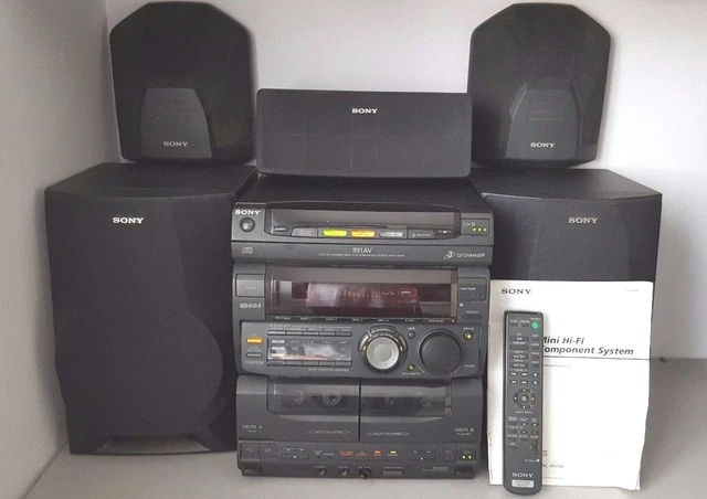 RARE SONY MHC-991AV CD CHANGER Surround Sound stereo hifi system
