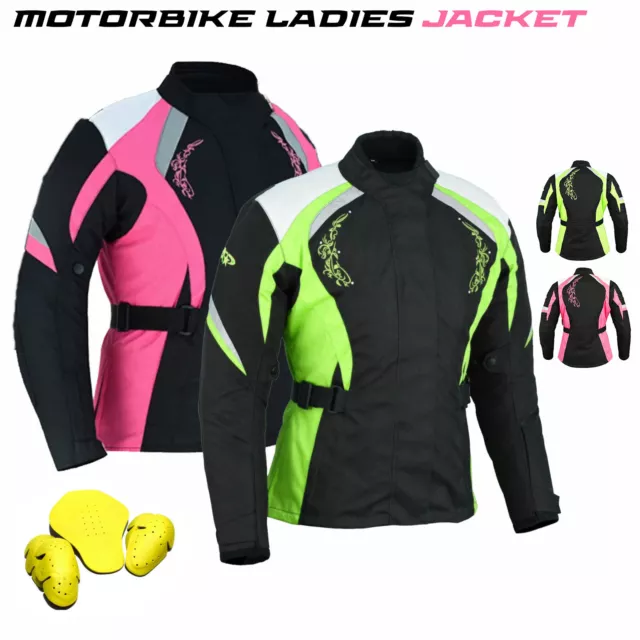 Jacket Motorbike Ladies Motorcycle Black Style Biker Racer Waterproof Women Coat