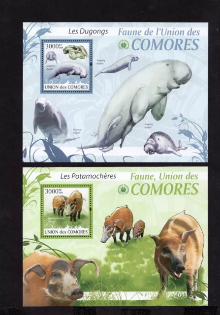 Comoros 2009 set of blocks of stamps Mi#527-533 MNH CV=126$