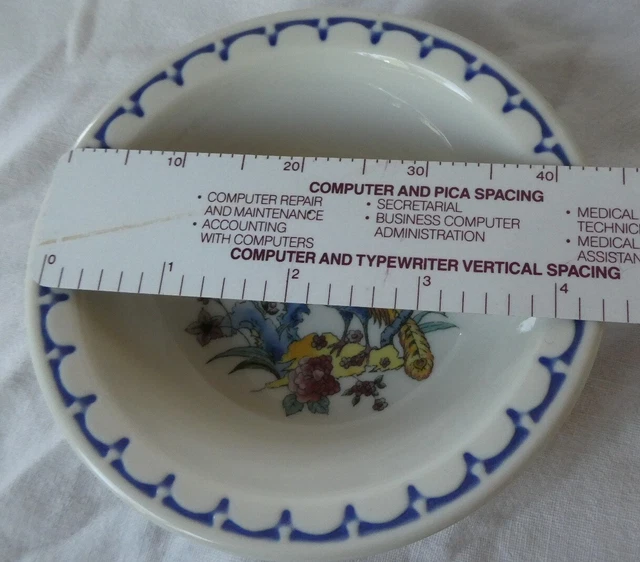 Railroad China Milwaukee Road PEACOCK  BOWL 4-9/16" 2
