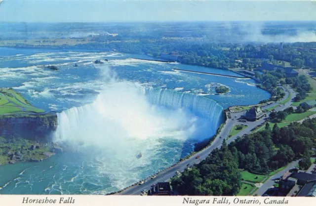 Alte Postkarte - Horseshoe Falls - Niagara Falls, Ontario, Canada