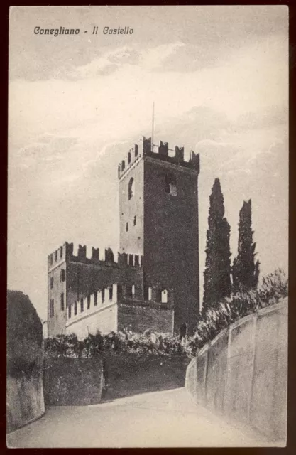 cartolina CONEGLIANO il castello